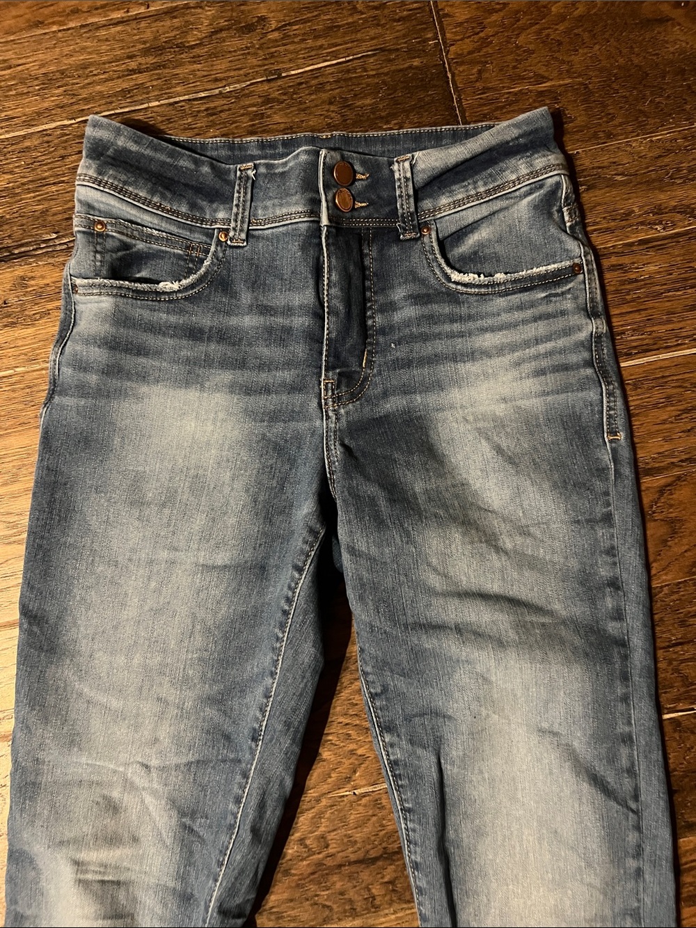High-Rise Faded Blue Women’s Jeans